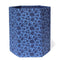 Recycled Cotton Storage/Waste Basket Blue Interlocking Circles Arcadia Home